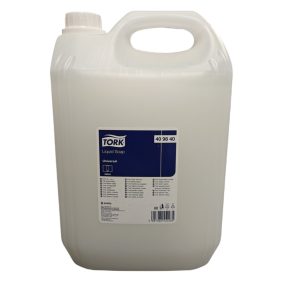   Filmop tölthető kézmosószappan adagoló, 1 liter, fehér  5 liter szappannal