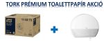 Tork prémium toalettpapír adagolóval