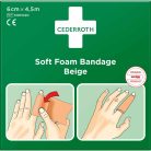 Cederroth téphető/vágható rugalmas ragtapasz, 6 cm x 4.5 m, bézs