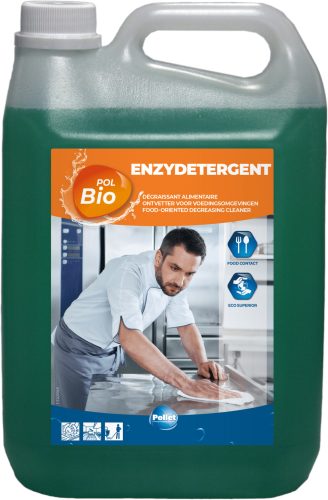 Polbio Enzydetergent, 5L, Enzym technilógiás modern kézi mosogatásra is alkalmas mosogatószer