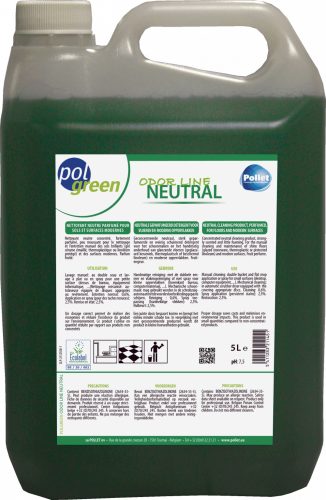 Polgreen Odor Line Neutral 5 L, ecolabel gyümölcsös illatú felülettisztítószer