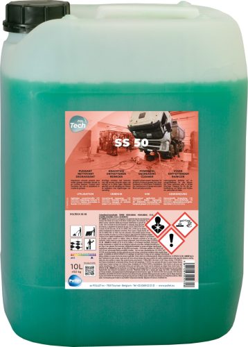 Poltech SS-50, 10liter, oldószer bázisú zsírtalanító