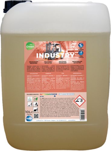 Polgreen Industry 10L, ecolabel zsíroldó koncentrátum szerves zsírok és olajok eltávolítására