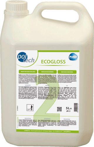 Poltech Eco-Gloss, 5L Fényes lágypadló bevonószer