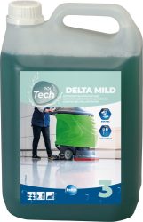 Poltech Delta Mild 2000, 5L, semleges illatosított tisztítószer, ajánlott bevonatos felületekre is!