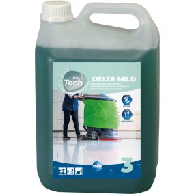   Poltech Delta Mild 2000, 5L, semleges illatosított tisztítószer, ajánlott bevonatos felületekre is!