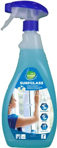 Polgreen Surfglass 750ml, ecolabel üvegtisztító