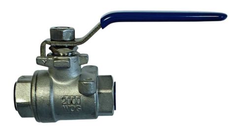 Elzáró szelep, rozsdamentes, 3/8", 140bar