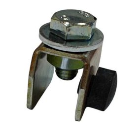 Ütköző "U" sínhez, 30mm, cink bevonatú acél
