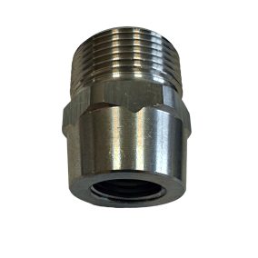   Toldó elem, 1/4" belső-M22 külső, 500bar,  ROZSDAMENTES