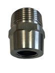   Toldó elem, 3/8" belső-M22 külső, 500bar,  ROZSDAMENTES