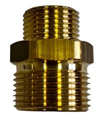 Toldó elem, 3/8" külső-M22 külső, 400bar, sárgaréz