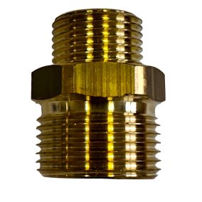   Toldó elem, 3/8" külső-M22 külső, 400bar, sárgaréz